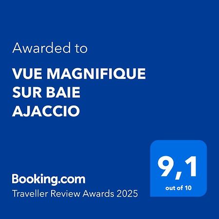 Vue Magnifique Sur Baie Ajaccio Apartment Porticcio  Bagian luar foto